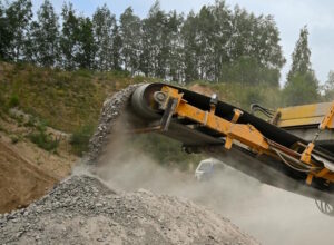 rock jaw crusher belt