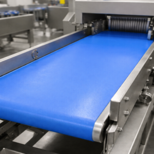 blue polyurethane food belt